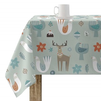 Nappe enduite antitache Mauré Merry Christmas 300 x 140 cm