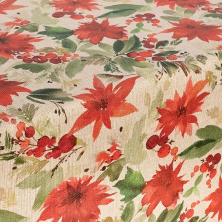Nappe enduite antitache Mauré Merry Christmas 300 x 140 cm