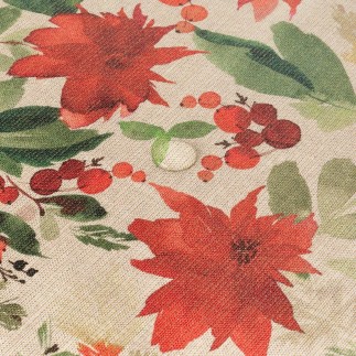 Nappe enduite antitache Mauré Merry Christmas 300 x 140 cm