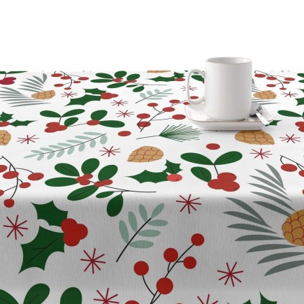 Nappe enduite antitache Mauré Merry Christmas 100 x 140 cm