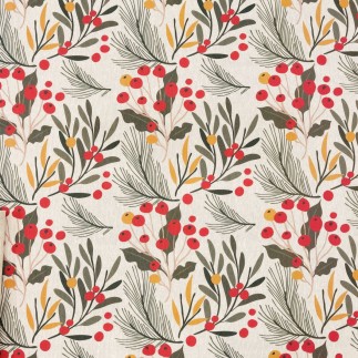 Nappe enduite antitache Mauré Merry Christmas 300 x 140 cm