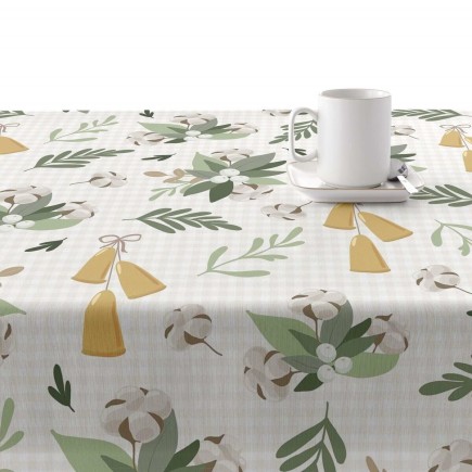 Nappe enduite antitache Mauré Merry Christmas 140 x 140 cm