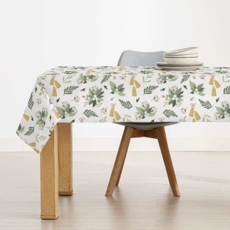 Nappe enduite antitache Mauré Merry Christmas 140 x 140 cm
