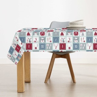 Nappe enduite antitache Mauré Merry Christmas 100 x 140 cm