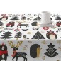 Nappe enduite antitache Mauré Merry Christmas 100 x 140 cm