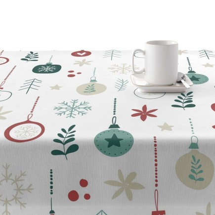 Nappe enduite antitache Mauré Merry Christmas 100 x 140 cm