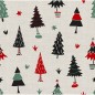 Nappe enduite antitache Mauré Merry Christmas 140 x 140 cm