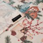 Nappe enduite antitache Mauré Christmas 140 x 140 cm
