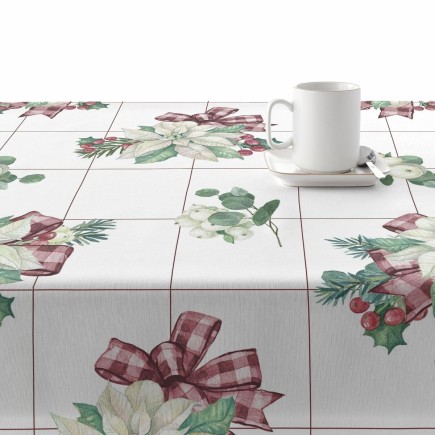 Nappe enduite antitache Mauré Christmas 100 x 140 cm