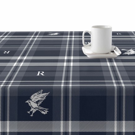 Nappe enduite antitache Mauré Ravenclaw 300 x 140 cm