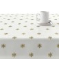 Nappe enduite antitache Mauré Snowflakes Gold 100 x 140 cm