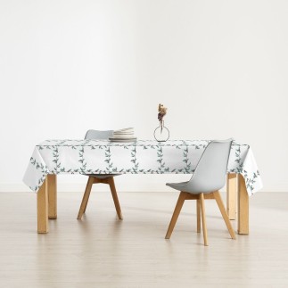 Nappe enduite antitache Mauré White Christmas 100 x 140 cm