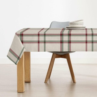 Nappe enduite antitache Mauré Christmas 100 x 180 cm