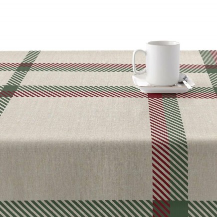 Nappe enduite antitache Mauré Christmas 100 x 300 cm