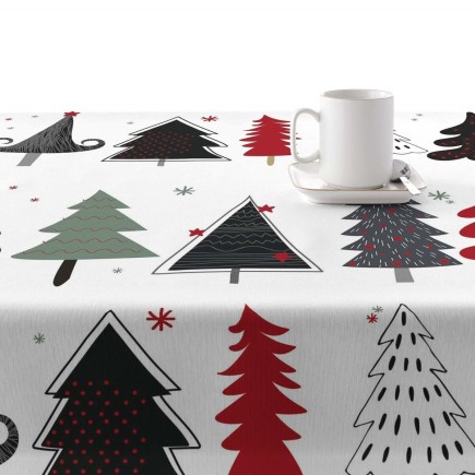Nappe enduite antitache Mauré Merry Christmas 200 x 180 cm
