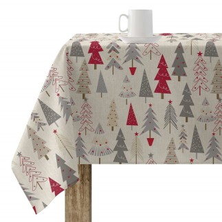 Nappe enduite antitache Mauré Merry Christmas 100 x 250 cm