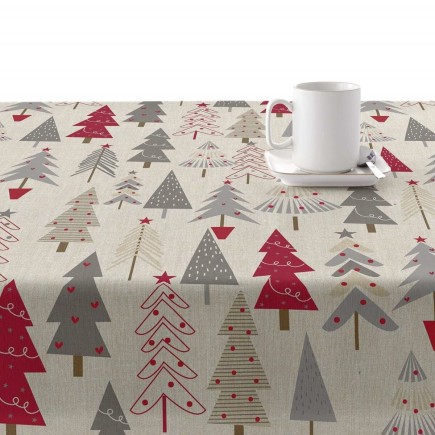 Nappe enduite antitache Mauré Merry Christmas 100 x 250 cm
