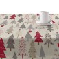 Nappe enduite antitache Muaré Merry Christmas 100 x 300 cm