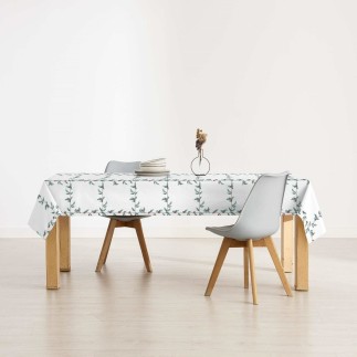 Nappe enduite antitache Mauré White Christmas 100 x 250 cm