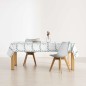 Nappe enduite antitache Mauré White Christmas 100 x 250 cm
