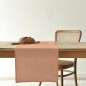 Chemin de Table Mauré Saumon 45 x 140 cm