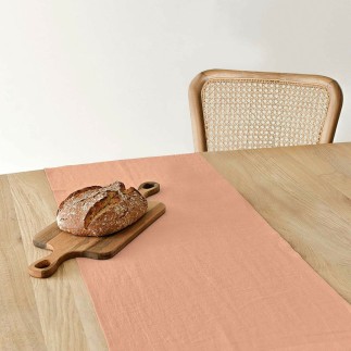Chemin de Table Mauré Saumon 45 x 140 cm