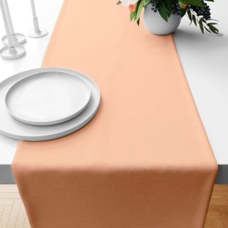 Chemin de Table Mauré Saumon 45 x 140 cm