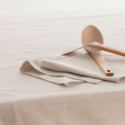 Tissu de cuisine Mauré Taupe Lin 45 x 70 cm 2 Unités