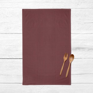 Tissu de cuisine Mauré Bordeaux 45 x 70 cm 2 Unités