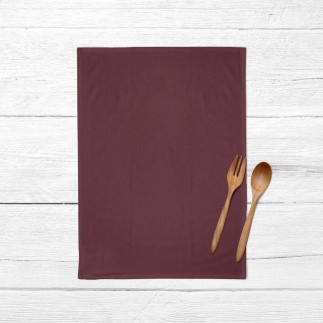Tissu de cuisine Mauré Bordeaux 45 x 70 cm 2 Unités