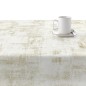 Nappe enduite antitache Muaré Texture Gold 100 x 140 cm