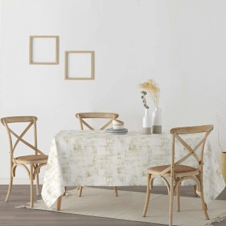 Nappe enduite antitache Muaré Texture Gold 100 x 140 cm