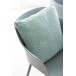 Coussin carré avec motif aztèque en coton bleu clair 45x45cm Coussin carré avec motif aztèque en coton bleu clair 45x45cm