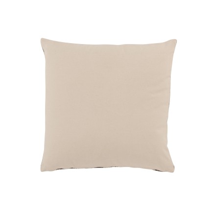 Cuscino quadrato con rombi in cotone marrone 45x45cm