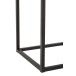 Set de 2 tables gigognes en métal noir 39x39x46 cm