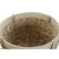 Set de basket DKD Home Decor Bambou Tropical Joncs (40 x 40 x 23 cm) (3 Pièces)