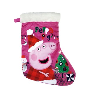 Calcetín de Navidad Peppa Pig Cosy corner 42 cm