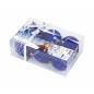 Bola de Navidad Frozen Memories 6 Unidades Azul Blanco Plástico (Ø 8 cm) Bola de Navidad Frozen Memories 6 Unidades Azul Blanco Plástico (Ø 8 cm)