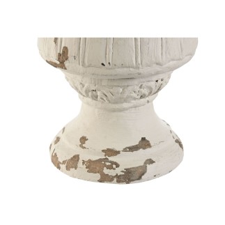Figura Decorativa Home ESPRIT Blanco Decapé 24 x 24 x 60 cm