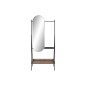 Meuble d'Entrée Home ESPRIT Noir Naturel Métal Sapin 80 x 41 x 183 cm