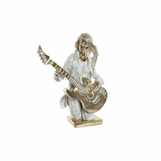 Figurine Décorative DKD Home Decor Doré Blanc Résine (37 x 25 x 50 cm)