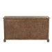 Commode 18 tiroirs en bois marron 160x49.5x85 cm Commode 18 tiroirs en bois marron 160x49.5x85 cm