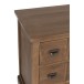 Commode 18 tiroirs en bois marron 160x49.5x85 cm Commode 18 tiroirs en bois marron 160x49.5x85 cm