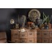 Commode 18 tiroirs en bois marron 160x49.5x85 cm Commode 18 tiroirs en bois marron 160x49.5x85 cm