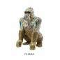 Figurine Décorative DKD Home Decor Doré Résine Multicouleur Gorille (28,5 x 26,5 x 41 cm) Figurine Décorative DKD Home Decor Doré Résine Multicouleur Gorille (28,5 x 26,5 x 41 cm)