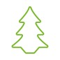 Figurine Décorative EDM Flexiled Sapin Vert 220 V (45 x 3 x 62 cm)