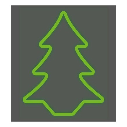 Figura Decorativa EDM 72128 Flexiled Verde Abeto 45 x 3 x 62 cm (1 unidad)