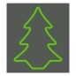 Figurine Décorative EDM Flexiled Sapin Vert 220 V (45 x 3 x 62 cm)