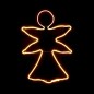 Décorations de Noël Lumière Ange Jaune (52 x 1,5 x 72 cm)