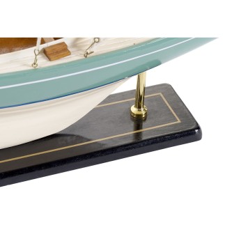 Barco DKD Home Decor 42 x 9 x 62 cm Blanc Vert